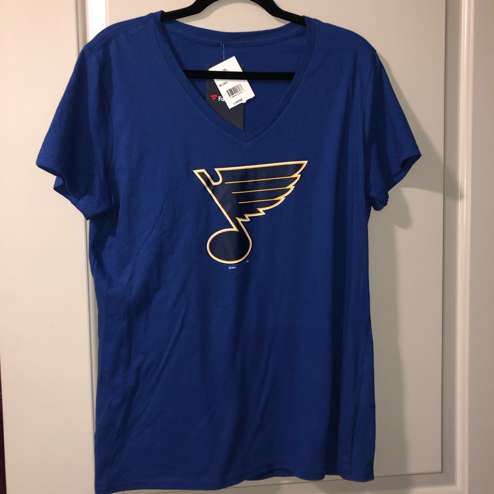 Fanatics NHL St. Louis Blues Branded Tee with White Logo
